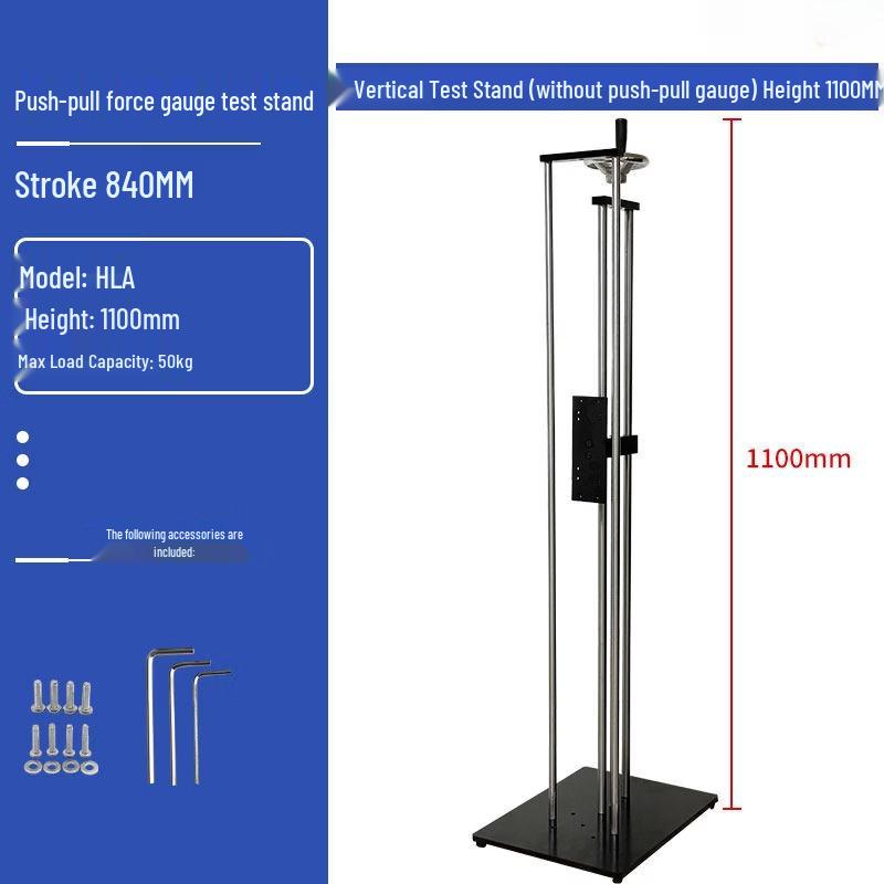 Hand-Operated Vertical Test Stand for Force Gauges