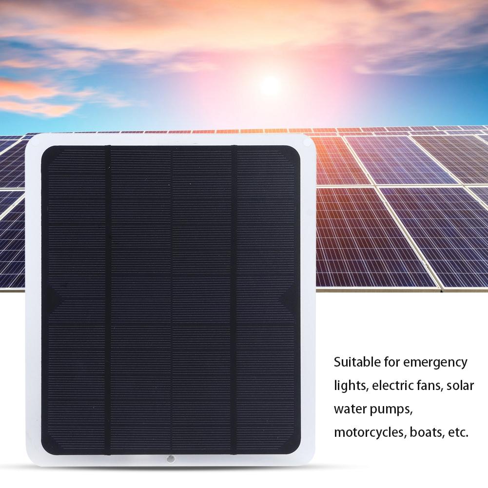 10W Monocrystalline Silicon Solar Panel Battery Panel Photovoltaic Panels for USB Small Fan