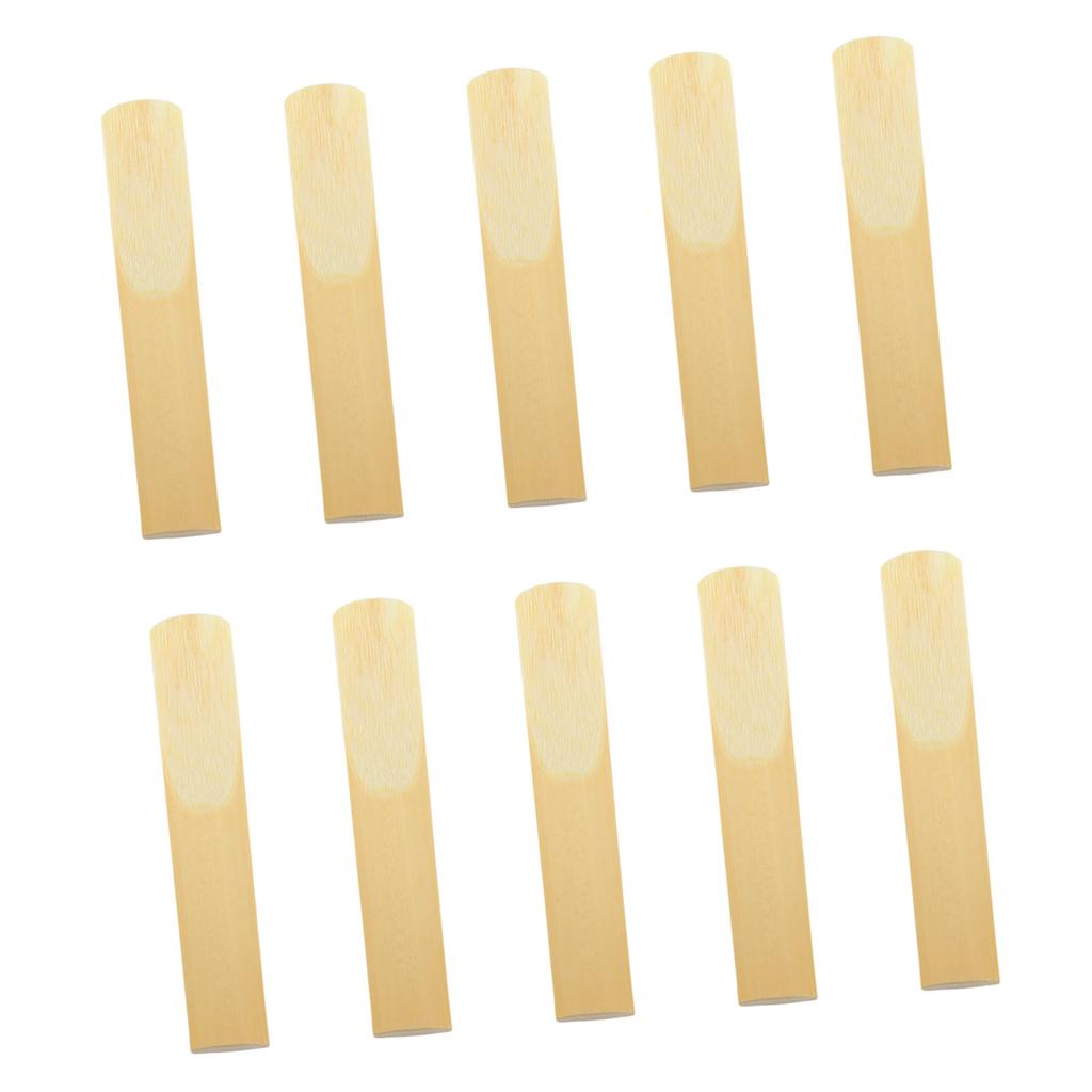 10 Stück Klarinettenblätter erzeugen einen klaren Klang, glätten das Licht, tragbare traditionelle Blätter für Klarinettenrep