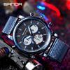 SANDA Simple Trend Watch Male Student Fashion Double Electronic Watch Digital Sports Waterproof Watch