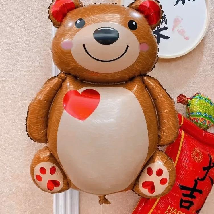 Bear-shaped Aluminum Foil Balloons