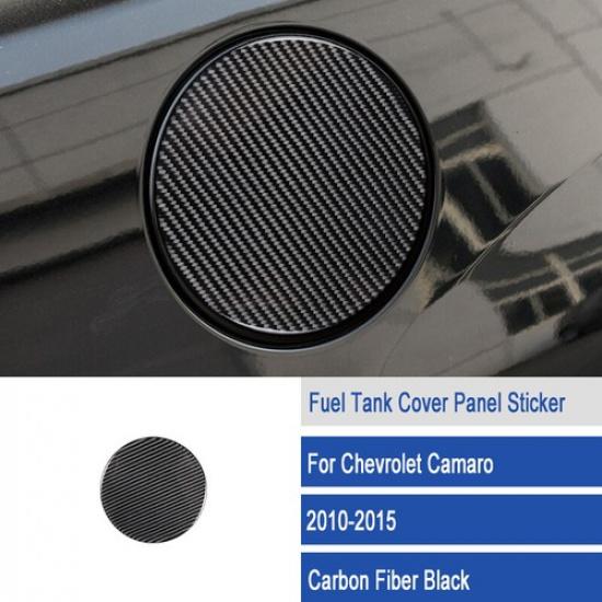 For Chevrolet Camaro 2010-2015 Car Fuel Tank Carbon Fiber Cover Sticker Trim