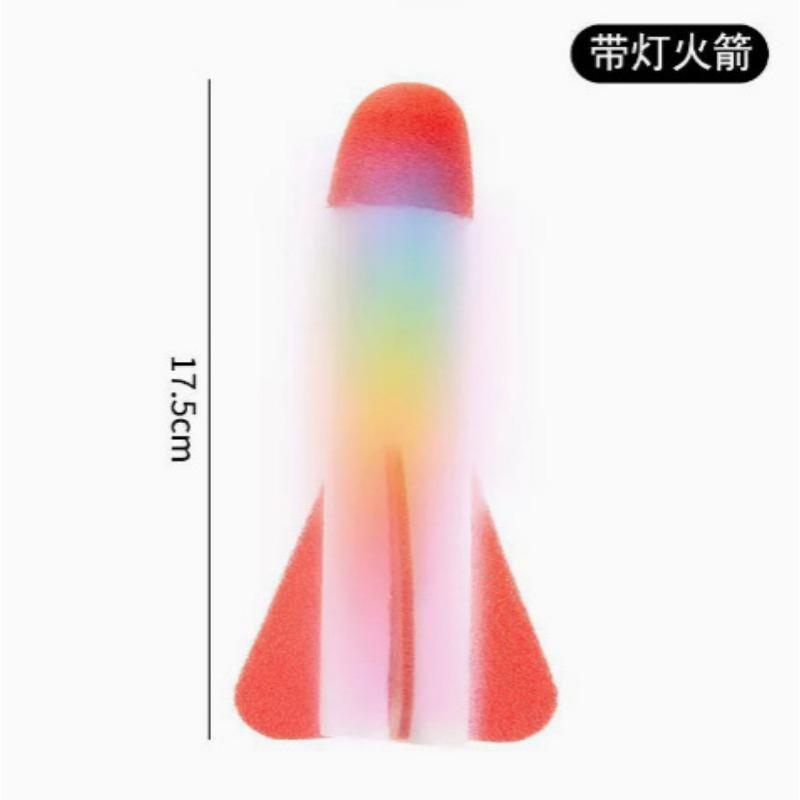 Glowing Soaring Rocket Foot Stepping Rocket Launcher Toy Flying Small Rocket Soaring Cannon Outdoor Outdoor Toy