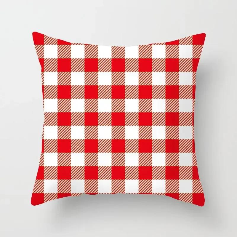 Pink Color Cushion Cover Geometric Print Decorative Pillows Red Stripe Pillow Case Pillows Decor Home For Car/bed /sofa