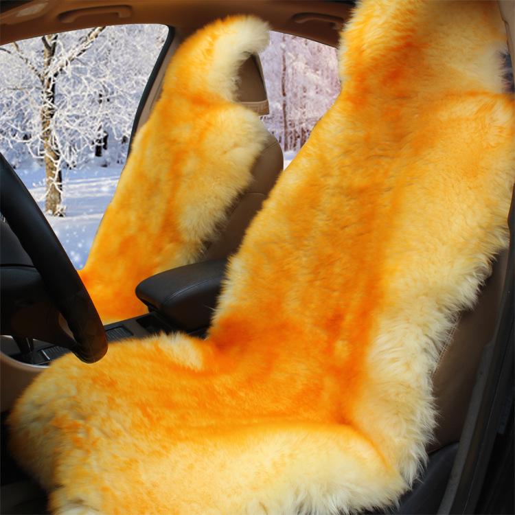 Universal Plush Wool Winter Car Seat Cushion Cover