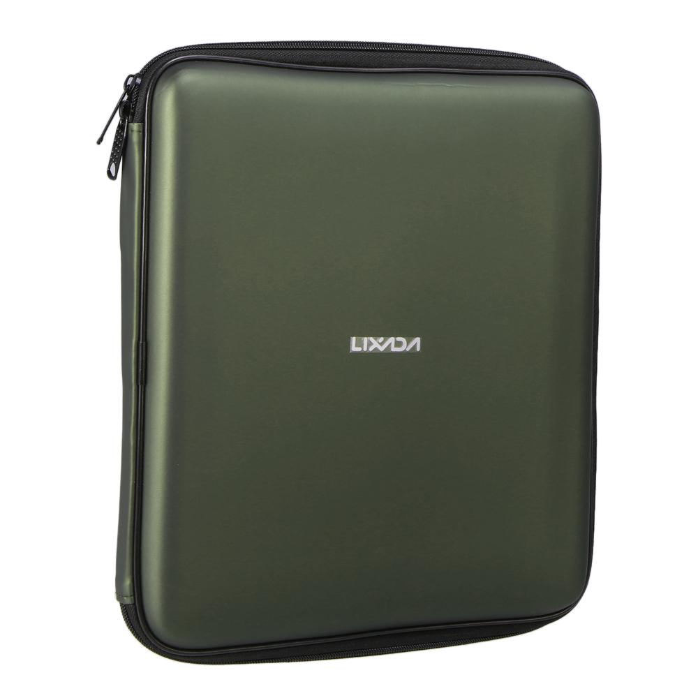 Lixada Fishing Tackle Box Padded Bite Alarm Storage Case Fishing Tool Protection Box