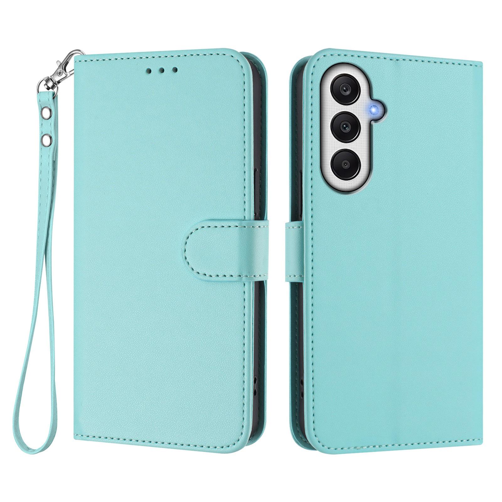 

For Samsung Galaxy F14 4G/Galaxy A05s 4G Leather Case Wallet Stand Phone Cover with Wrist Strap G