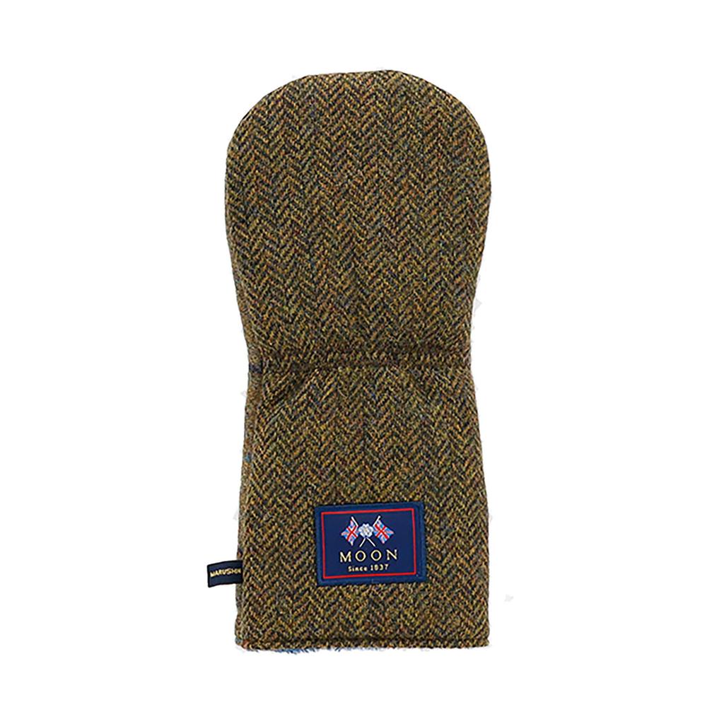 Marushin Golf UK MOON Ochre Beginner 0415007100 Headcover, Check, Size,