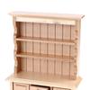 1:12 Dollhouse Miniature Wood Display Cupboard Shelf Cabinet Decoration Painted