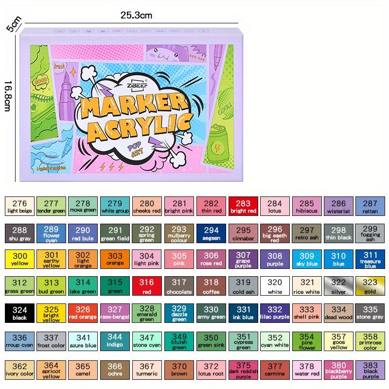 

Набор из 18-84 акриловых маркеров, маркер на водной основе с мягким наконечником, мягкий наконечник-кисть, маркеры для рисования телесных тонов, маркеры для рисования камнями, плиткой, стеклом, керамикой, деревом 84 colors