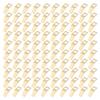 100pcs Brass Solderless Wire Connectors Male Spades Rings Crimps Electrical Supplies Brass Quick Disconnect Adapters Set