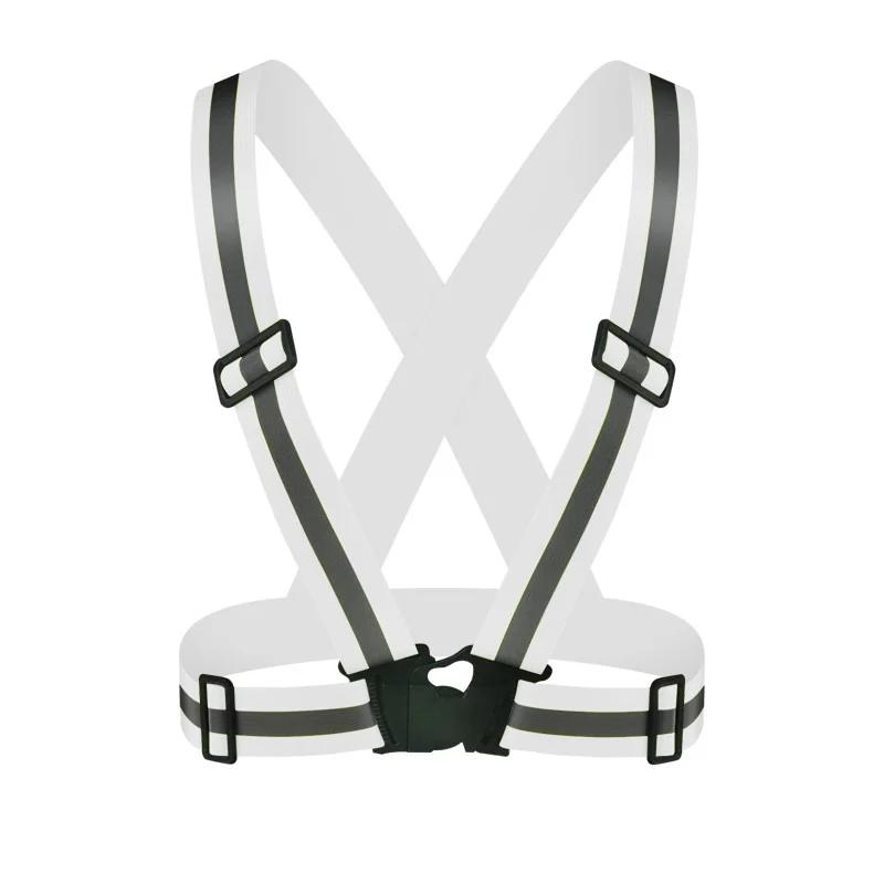 Highlight Reflektierende Riemen Nachtlauf-Reitbekleidung Weste Verstellbare Sicherheitsweste Gummiband Für Erwachsene und Kinder