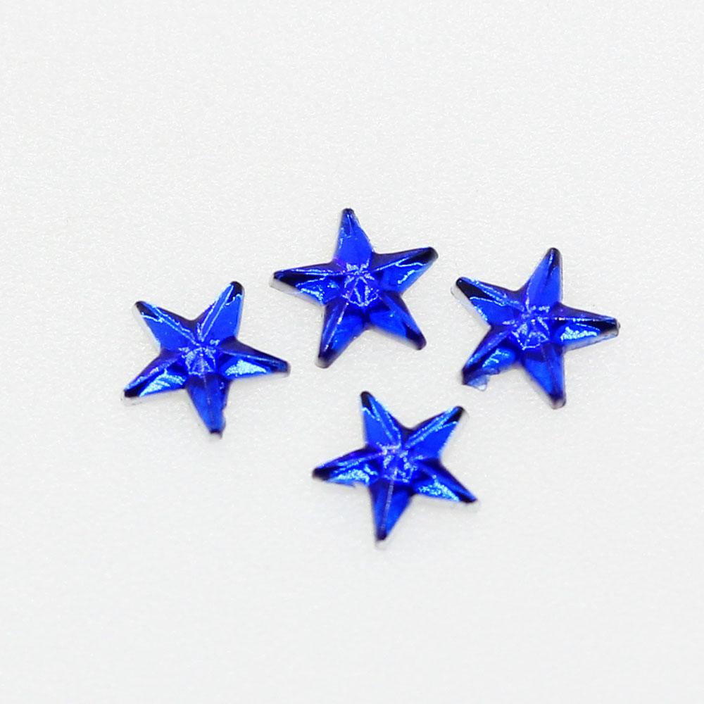 5mm Acrylic Stars Rhinestones Decoration Crafts Cabochon Scrapbooking Embellishments Flatback Nail Art Garment Beads DIY