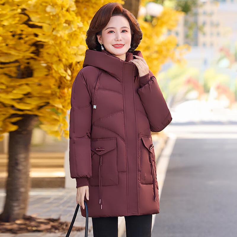 Hodo Women's Hooded Padded Winter Jacket