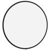 VidaXL Wall Mirror Makeup Vanity Cosmetic Bedroom Decoration Bathroom Living Room Interior Black Ø 348184