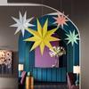 30cm Nine-pointed Star Paper Hanging Decoration for Kids Room Party Classroom
