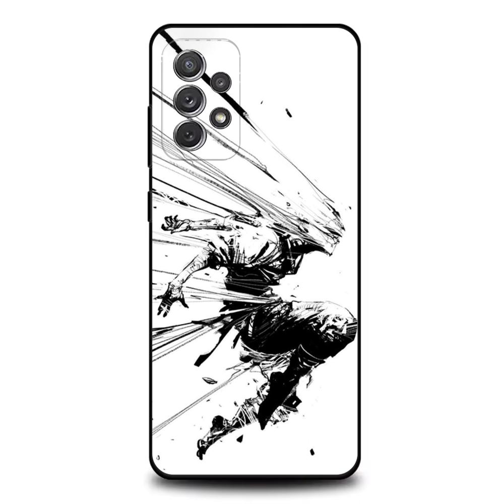 Street Art Banksy Graffiti Phone Case For Samsung S25,S24,S21,S22,S23,S30,Ultra,S20,Plus,Fe,Lite,Note,10,9,5G Black Cover