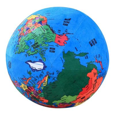 9'' Plüschballkissen Lebendiges Globus-Kissen für Schreibtischdekoration Nicht verformbar Büro-Ornament Autozubehör Lernspielzeug für Kinder