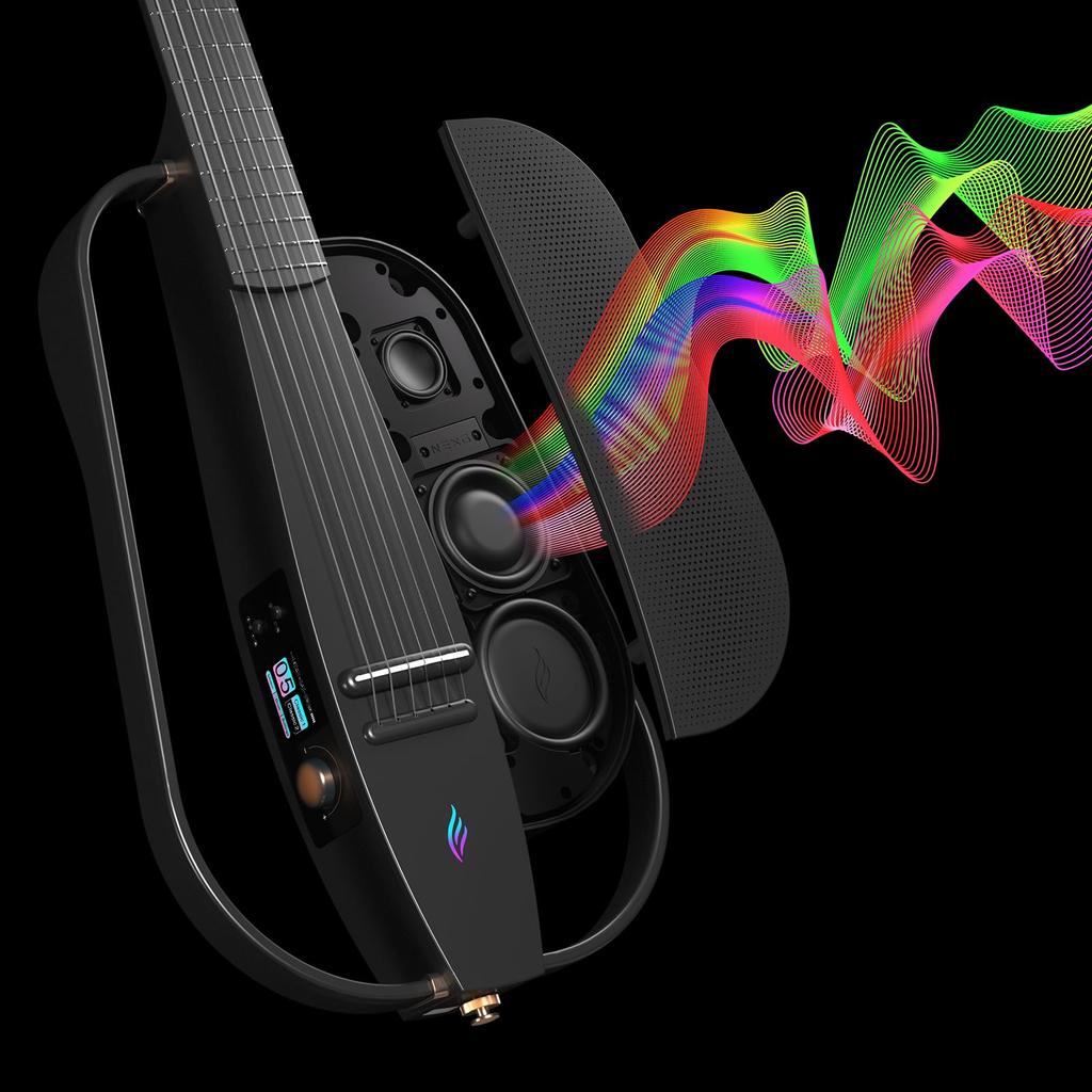 Enya NEXG 2N Classical Guitar Smart Audio Guitar Nylon String Carbon Fiber 50W Wireless Loop Wireless Pedal and Guitar Bag Included All-in-One