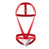 Men'S Bodysuit Bondage Body Chest Strap Panties With Christmas Hat Harness Costume Elastic Strap Jockstrap Thongs Lingerie