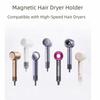 No Punching Hair Dryer Storage Rack Wall Mounted Hair Dryer Rack  for Home