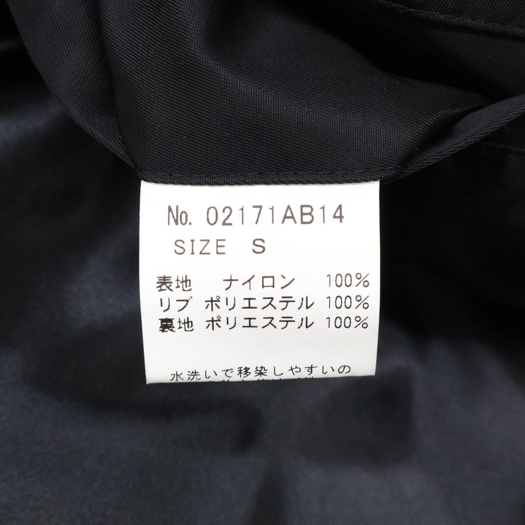 HYSTERIC GLAMOUR 02171AB14 Back Arch Logo HYSTERIC-G Embroidered Nylon Stadium Jacket Jacket S blackUsed