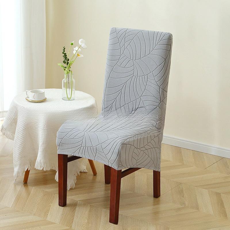 

High Back Chair Cover Thickened Leaves Elastic Household Dining Chair Dust Cover Large Oblique Chair Cover High-end Sense 35cm бежевый