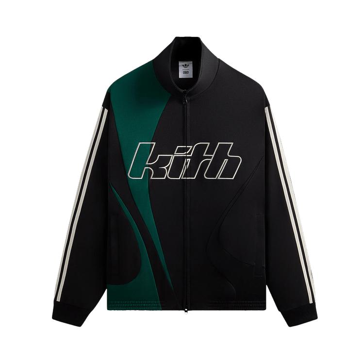 Kith For Adidas Football Track Jacket Black Men Outerwear AAKA5851