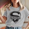 Mothers Day Tshirt Super Mom Superhero Fashion Mothers Day TShirt Loving Caring Women Clothes T Shirt Women Tops T Shirts