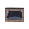 New COACH Card Case Coated Canvas With Leather Card Holder, Wallet Men's Black & Tan Khaki Monogram 58110-QBTN2