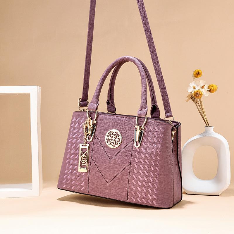Middle Aged Mom's Handbag Cross Shoulder Large Capacity Fashion Women's Bag Women's Shoulder Bag