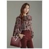 Single Shoulder Bag Lychee Print Large Handbag Female Mother Bag Fashion Women's Crossbody Bag