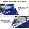 2X For Chevy Camaro SS RS ZL1 LT 2016- ABS Chrome Mirror Cover Car Rearview Side Wing Adhesive Cap Trim Exterior Accessories