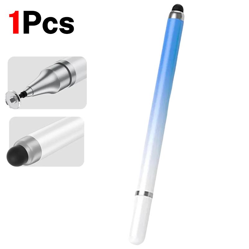 1-8Pcs Double-Headed Universal Stylus Pen For iPad Tablet Android IOS Phone Drawing Writing Capacitive Screen Touch Stylus Pens