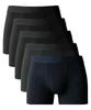 UNTAPPED STUDIO [5Pack] Men'S Cool Air Spandex Boxer Briefs 3 Colors