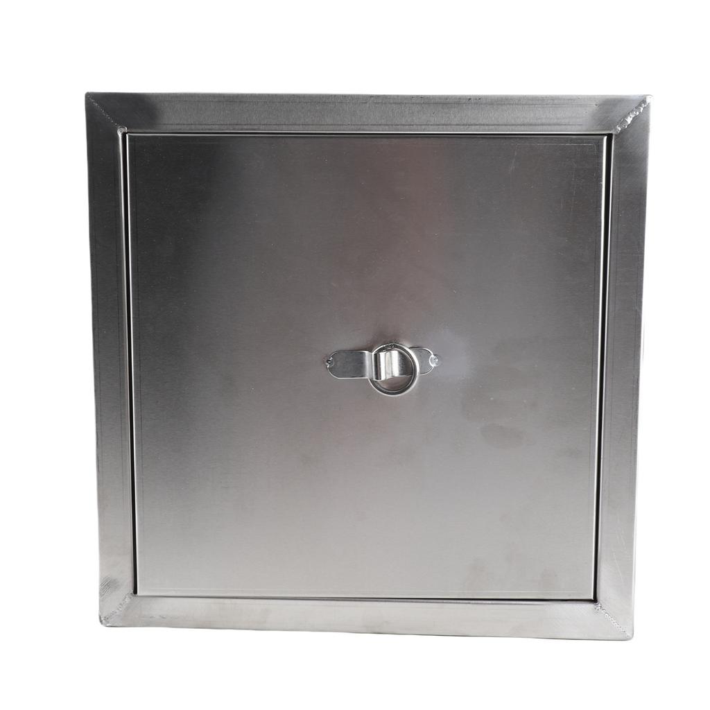 30x30x30cm Commercial Grease Trap Stainless Steel Connection Grease Interceptor for 50mm Inner Pipe