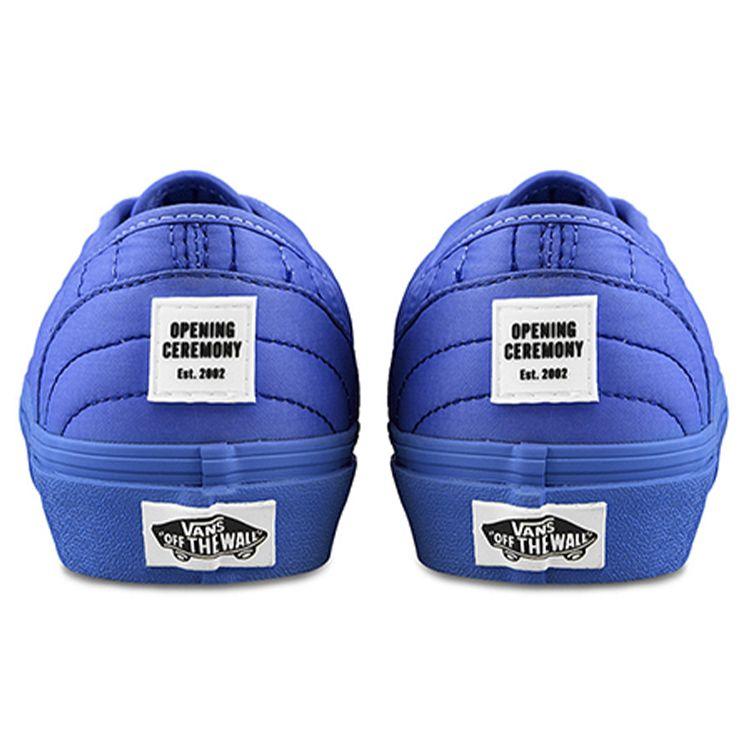 Vans Opening Ceremony x Authentic Quilted Baja Blue Unisex Sneakers VN0A5HV3ZQ0