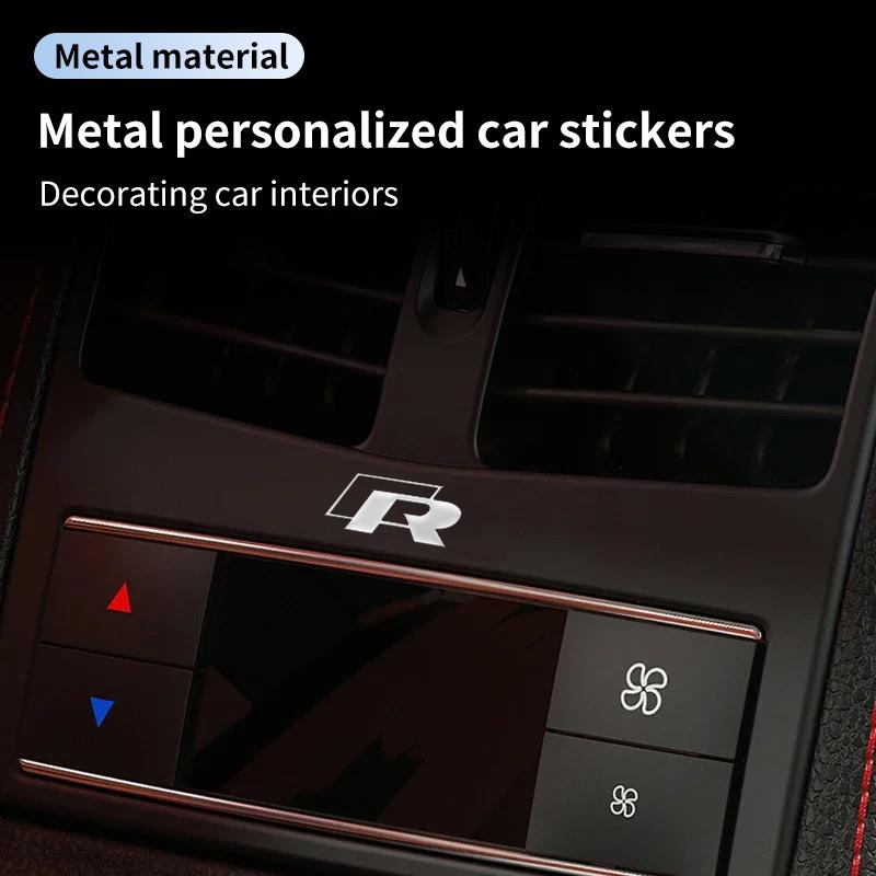 2026 Hot For VOLKSWAGEN VW Car Logo Stickers 3D Metal Letter Car Stickers Decoration Personality Sticker For Volkswagen VW R Jet