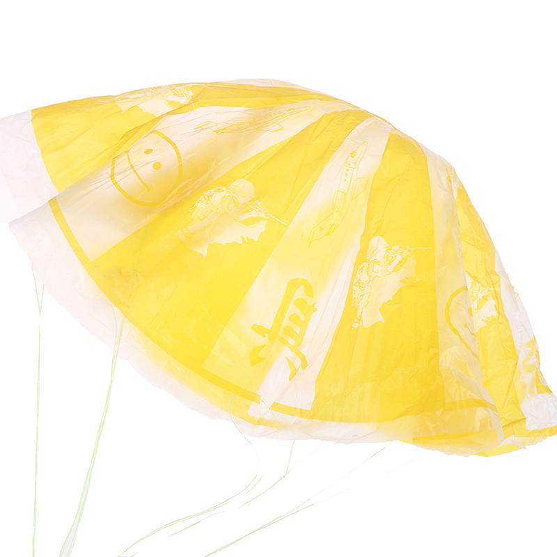 4Pcs Plastic Ejecting Parachute Toy Outdoor Soldier Hand Throwing Parachute Toy