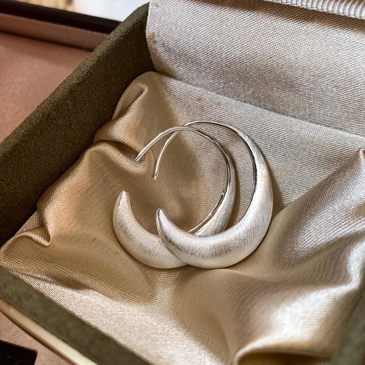 Минималистичные овальные серьги-крючки с покрытием из 18-каратного золота: Стильные, Универсальные Серьги для Женщин