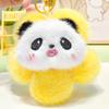 Fun Soft Plush Panda Head Keychain Ideal For Keyrings And Bag Accessories For Kids