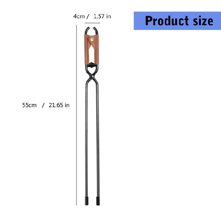 Charcoal Grills Pokers Fire Tongs Barbecue Charcoal Tong Carbon Steel Barbecue Tongs Long Handle Charcoal Pliers