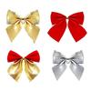 12Pcs Christmas Bow Tie Ornaments Christmas Tree Pendants Gift Bag Decoration New Year Christmas Wedding Handmade Festival Tie