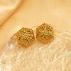 Geometric Retro Hammered Texture Irregular Ear Cuffs: Simple, Fashionable Women's Earrings
