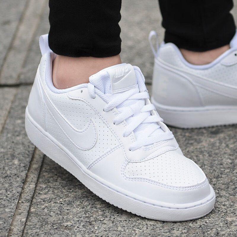 Nike Court Borough Low SL Triple White GS AV3171-100
