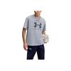 Under Armour Branded Ss25 American Vintage Crew Neck Fashion Comfortable Soft Loose Versatile Short Sleeve T-Shirt Men Tops 1389146-011