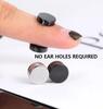 1/3 páry 6MM Křišťálové Magnetické Náušnice Puzetky z Nerezové Oceli Bez Piercingu pro Muže Punk Zirkon Magnetické Náušnice Nepropichovací Šperky