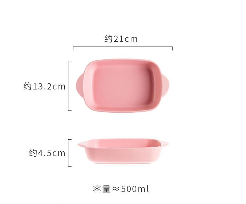 

Оптовая продажа Nordic Underglaze Color Home Creative Выпечка Бинауральная рисовая чаша Противень для выпечки Пятно Внешняя торговля Трансграничная торговля