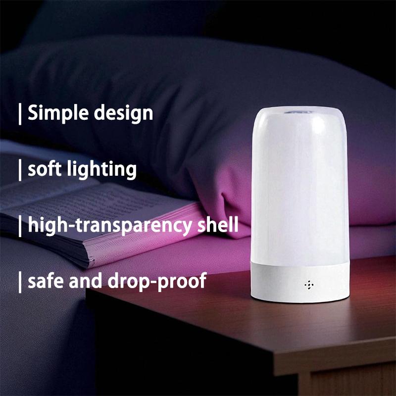Bedroom table lamp bedside lamp color mode remote control touch dimmable USB magic color portable night light