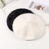 Pearls Stylish Cabbie Hat for Men Hat Furry Vintage Cabbie Caps Unisex Headwear Autumn Winter Hat for Daily Wear